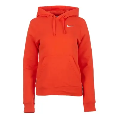 Nike Womens Pullover Fleece Hoodie (Orange Large)