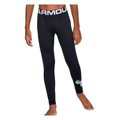 Under Armour Boys ColdGear Armour Baselayer Leggings Black (001)/Whi