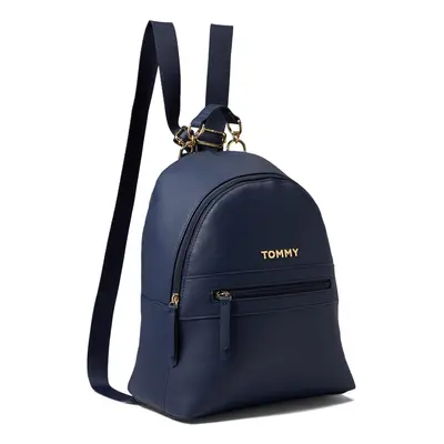 Tommy Hilfiger Kendall II Medium Dome Backpack Saffiano PVC Tommy Navy