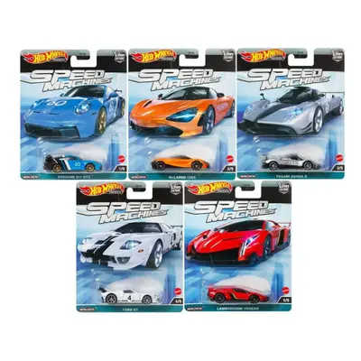 Hot Wheels Car Culture Speed Machines Complete Set of Diecast V