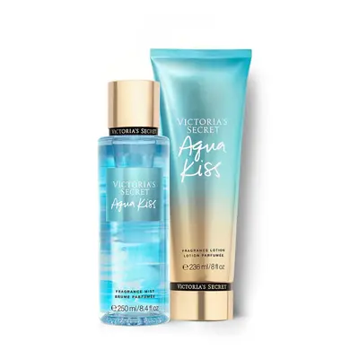 Victoria's Secret Aqua Kiss Mist & Lotion Set