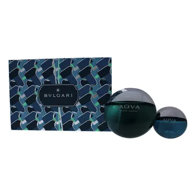 Bvlgari Aqva by Bvlgari for Men - Pc Gift Set 3.4oz EDT Spray, 0.5 EDT Spray