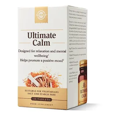 Ultimate Calm Tablets - Pack of - Supports Relaxation and Mental Wellbeing - Vegan and Gluten Fr