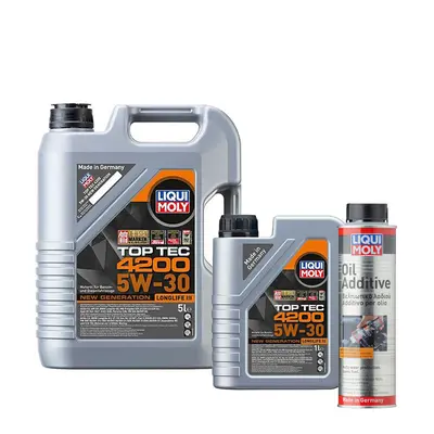 6L 5W30 Liqui Moly Top Tec BMW LL PORSCHE + Oil Additive 300ml