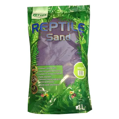 Pettex Reptile Coloured Calci Sand, Litre, Violet/Purple