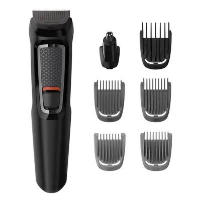 7-in-1 All-In-One Trimmer, Series Grooming Kit for Beard & Hair with Attachments, Including Nose