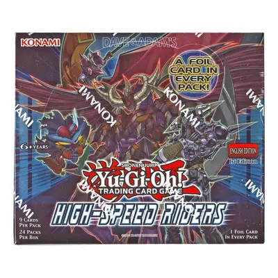 YU-GI-OH! Yugioh High Speed Riders 1st Edition TCG English Booster Box! Packs of Cards FOIL Holo