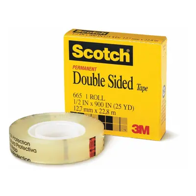 Scotch Permanent Double Sided Tape (12.7mmx22.8m)