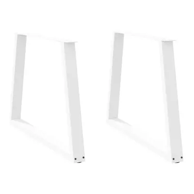 (white, x (72-73.3) cm/ pcs/ piece) vidaXL Coffee Table Legs V-Shape Desk Legs Furniture Legs Ba