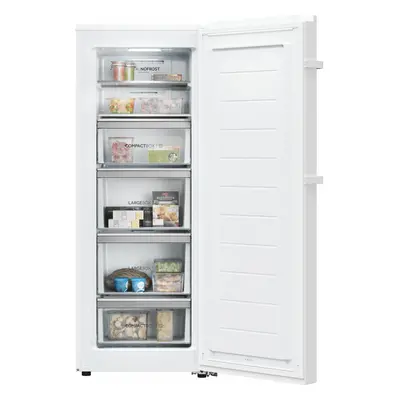 Haier H4F226WEH1K Upright freezer Freestanding L E White