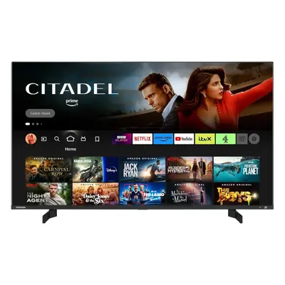 Toshiba 43QF5D53DB QLED 4K Smart Fire TV, TRU Picture Engine, Ultra HD, HDR10, Freeview, Disney+