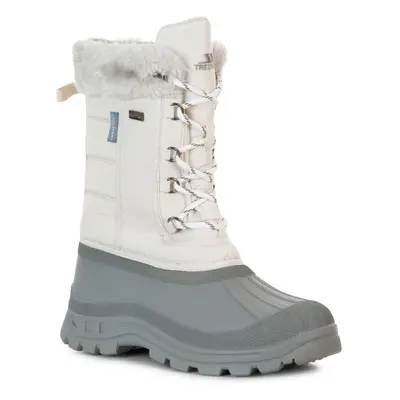 (6, Cream) Trespass Womens Snow Boots Waterproof Stavra II