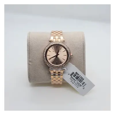 Michael Kors MK3366 Luxury Ladies Rose Gold Mesh Gold Dial Watch 33mm