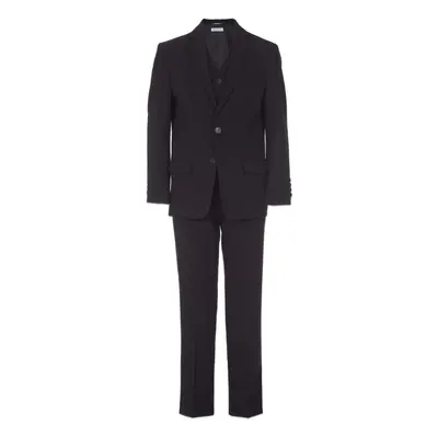 Calvin Klein Boys' Big 3-Piece Formal Suit Set Deep Black