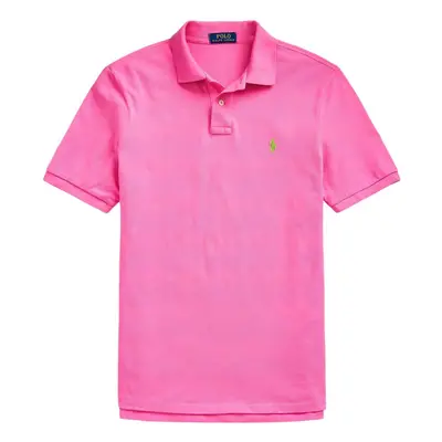 Ralph Lauren Mens classic Fit Mesh Pony Logo Polo Shirt (XL MauiPink)