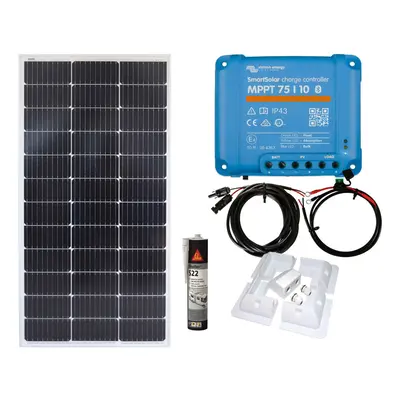 Victron 100w Mono Solar Panel Kit battery charging MPPT Controller brackets