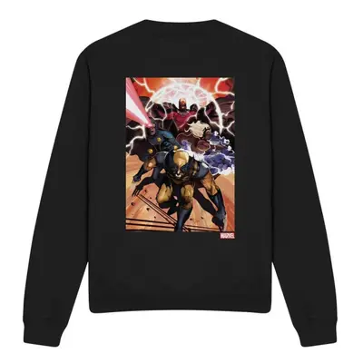 (XL, Black) Marvel Unisex Adult X-Men Team Attack Sweatshirt