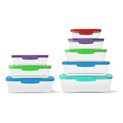 Sistema Nest It Food Storage Containers with Lids Multicolor (Pack of 8)