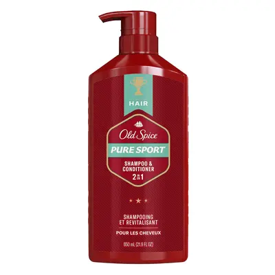 Old Spice Pure Sport 2in1 Shampoo & Conditioner for Men Fl Oz 21.