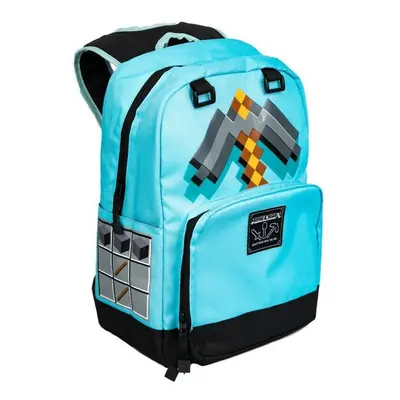 (Style1) Minecraft Tile Backpack School Bags Laptop Bag Travel Casual Boys Backpack