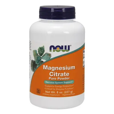 NOW Foods Magnesium Citrate, 227g(Pure Powder)