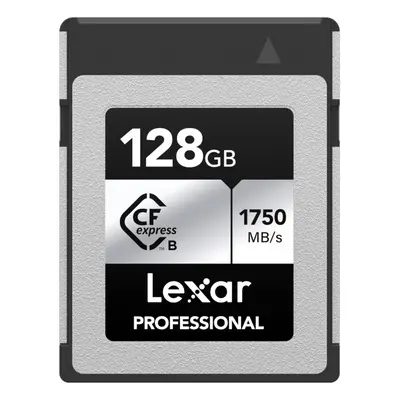 Lexar 128GB Professional CFexpress Type B Silver Series Memory Card for Photographers Videograph