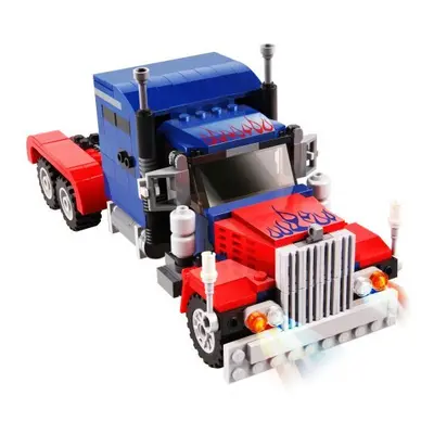 (Transformers Optimus PrimeCar fit for Lego Toys) Transformers Robot Building Construction Toys