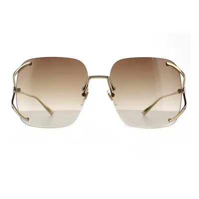 Gucci Sunglasses GG0646S Gold Brown Gradient