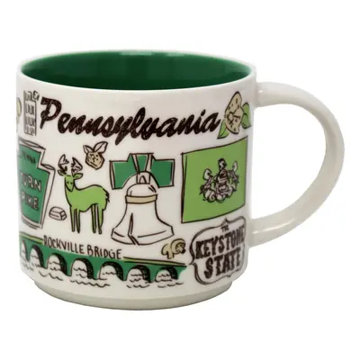 Starbucks ceramic Been There Series Pennsylvania Mug, Oz