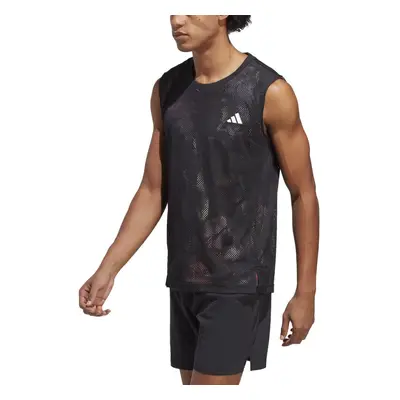 adidas Men's Tennis Melbourne Sleeveless T-Shirt Black Small