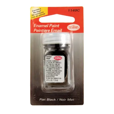 HOBBY PAINT 14OZFLT BLK Pack of