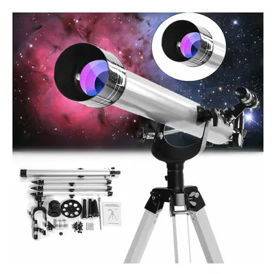 675x High Magnification Astronomical Refractive Zooming Telescope for Space Celestial Observatio