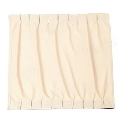 (Beige) Simple Car Cotton Curtains Window Sunshade Sun Protection 2X 50*47cm