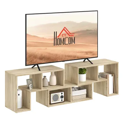 HOMCOM TV Unit for TVs up to Inches, Free Combination TV Stand, Grey