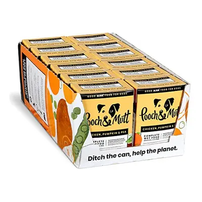 Wet Dog Food By Pooch & Mutt, Chicken, Pumpkin & Pea (New, Improved Recipe), 12x375g