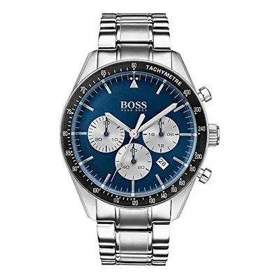 BOSS Mens Chronograph Quartz Watch with Stainless Steel Strap