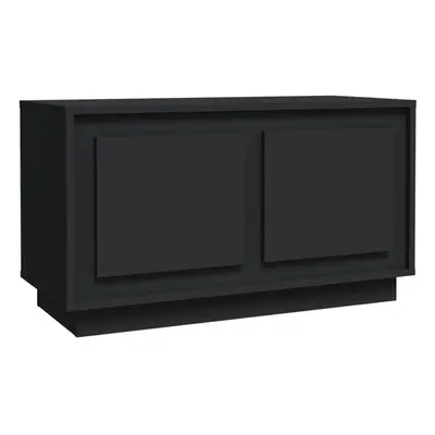 (black) vidaXL TV Cabinet TV Stand TV Unit Media Cabinet Sideboard Engineered Wood