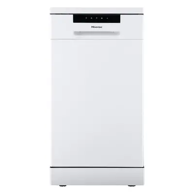 Hisense HS523E15WUK Slimline Dishwasher with Adjustable Basket & Quick Wash â White â E Rate