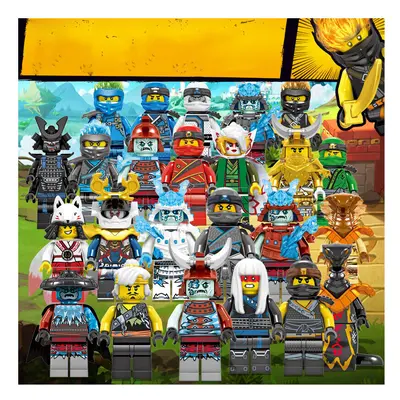 24Pcs Ninjago Minifigures Ninja Mini Figures Fits Blocks Toy