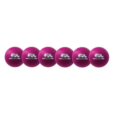 Champion Sports Rhino Skin Dodgeball (Set of Neon Purple 6"")