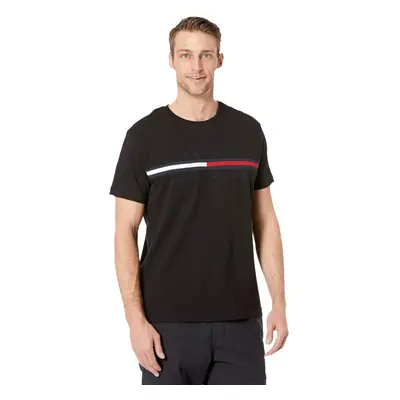 Tommy Hilfiger mens Short Sleeve Logo T-shirt T Shirt The Deep Black