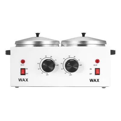 ChoJiah Double Wax Warmer Electric Wax Heater Dual Parrafin Hot Facial Skin Equipment SPA Adjust