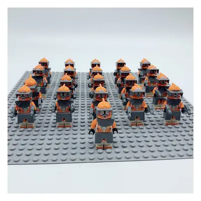 (Star Wars-Q) 21PCS Star Wars 501st Clone Troopers Rex Minifigures Kids Toy Set Fit Lego (Exclud