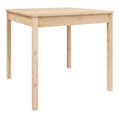 (natural pine, 82.5 x 82.5 x cm) vidaXL Garden Table Patio Table Wooden Dining Coffee Table Soli