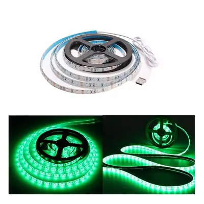 (Green) 3M SMD LED Flexible Strip Light Cigarette Charger Cars Trucks Dashboards Decor DC12V