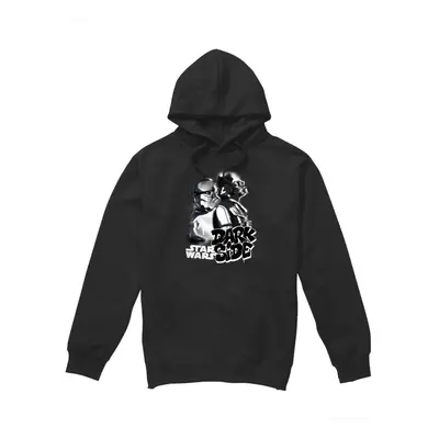 (XL, Black) Star Wars Mens Dark Side Duo Hoodie