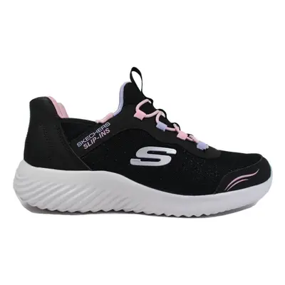 Slip-ins: Bounder - Simple Cute | Black | Childrens Slip On Trainers