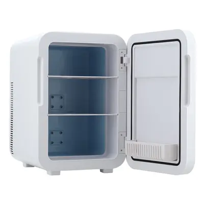 16L Dual-Use Mini Refrigerator with Glass Door