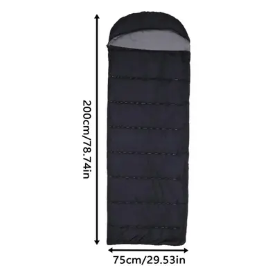 (black) universal Zone Heating sleeping bag Camping sleeping bag Portable charging heating sleep