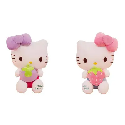 (2pcs) 30cm Hello Kitty Plush Toys Dolls Cuddle Pillow Cartoon Girl For Kid Gifts